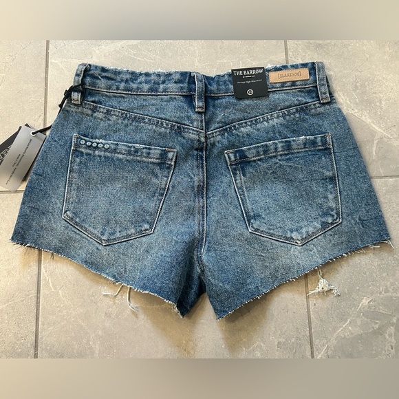 NWT BLANKNYC The Barrow High Waist Embellished Cutoff Denim Shorts - Picture 4 of 9